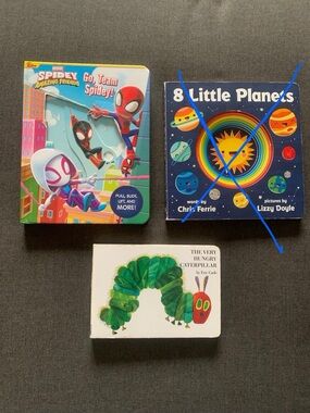 2 Bundle Books Spidey Amazing Friends Go, Team Spidey And The Hungry Caterpillar